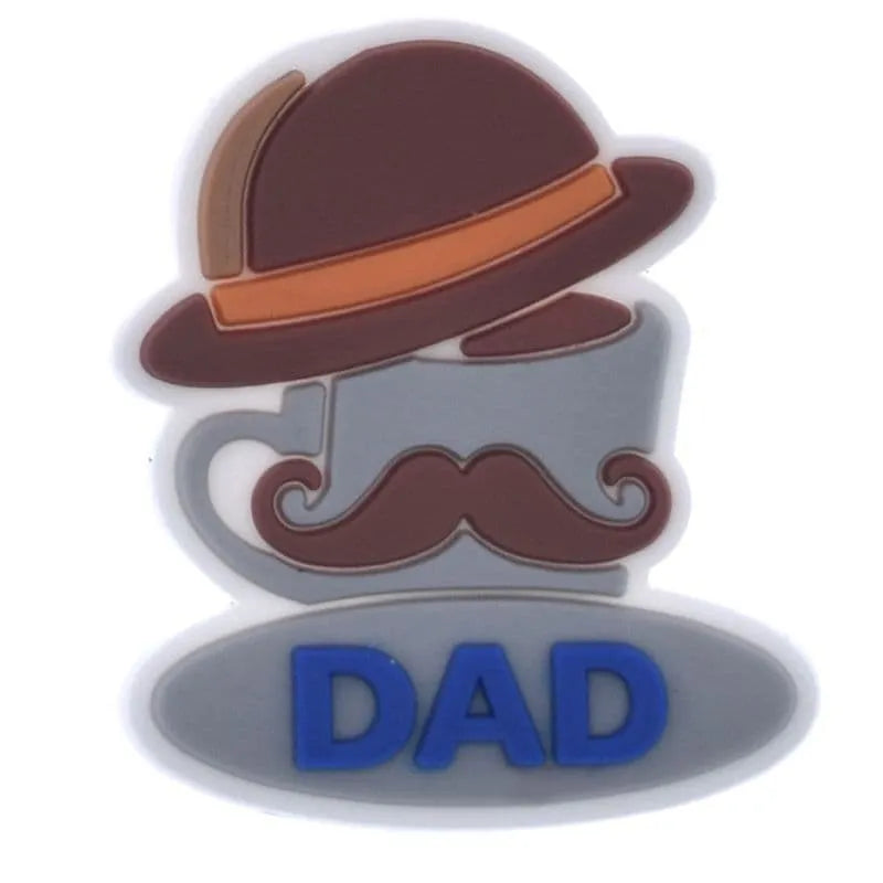 Hat Dad Sign Shoe Charm