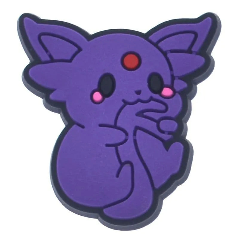 Purple Pokemon Shoe Charm