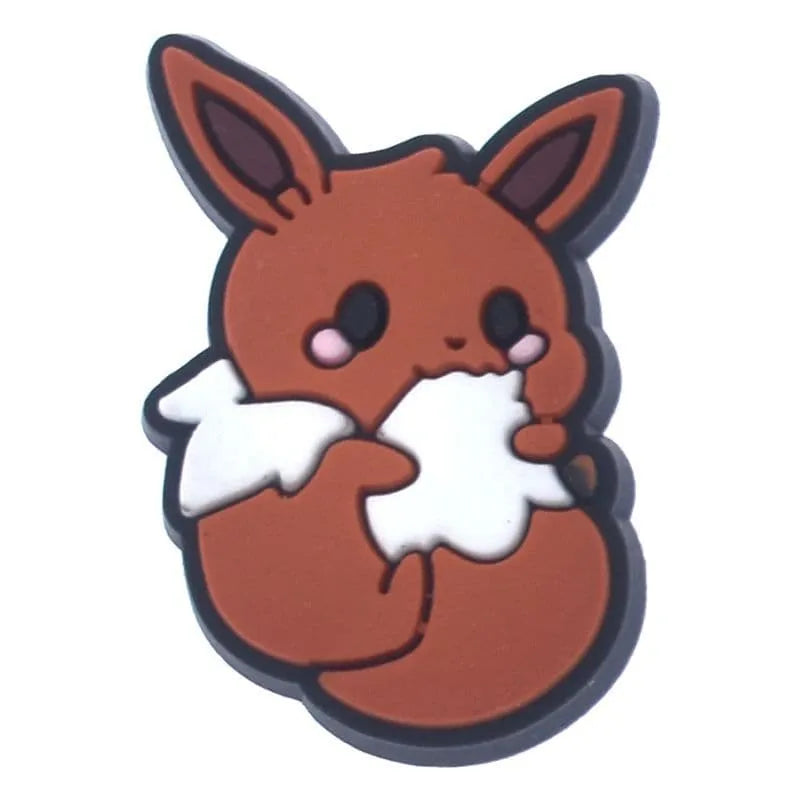 Orange & White Shoe Charm