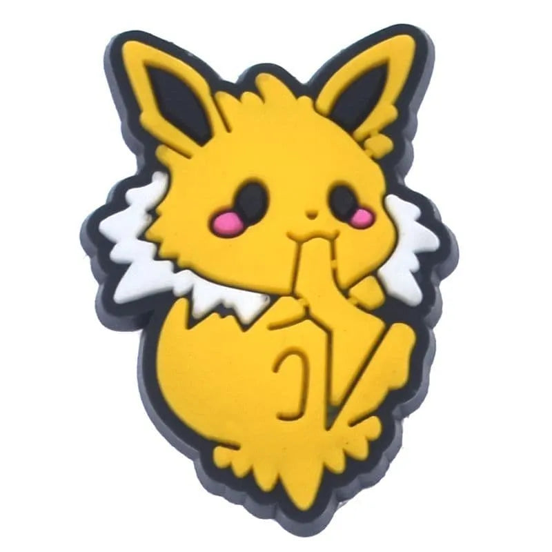 Yellow Pokemon Shoe Charm