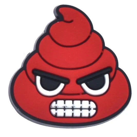 Gnasher Teeth Red Emoji Whippy Cream Shoe Charm