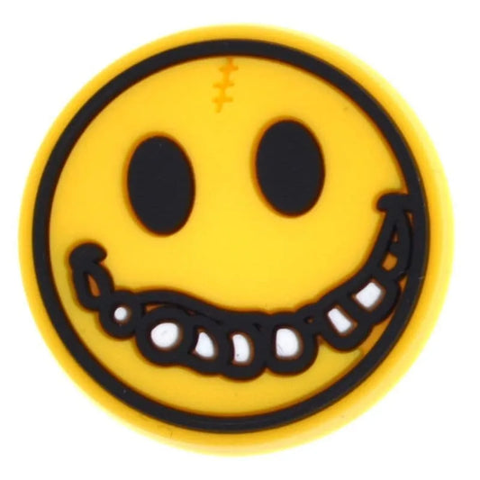 Smiley Fang Teeth Yellow Emoji Shoe Charm