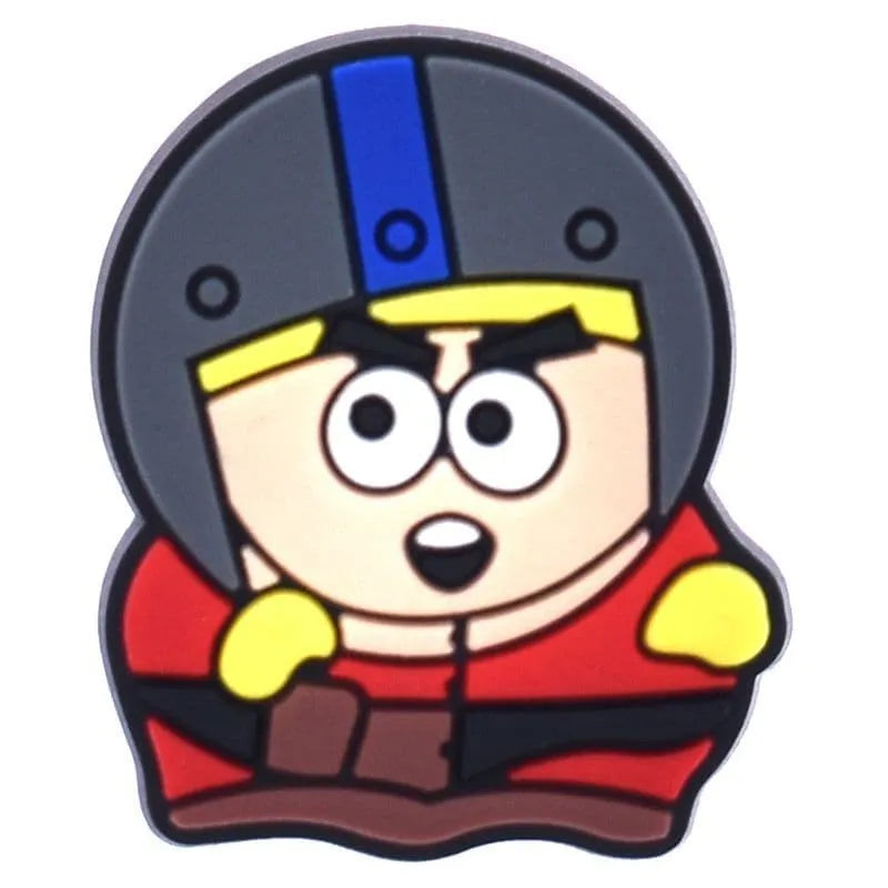 South Park Klyde Donovan Wearing A Crash Helmet Shoe Charm
