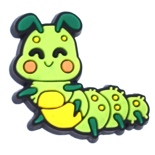 Catepillar Green Shoe Charm