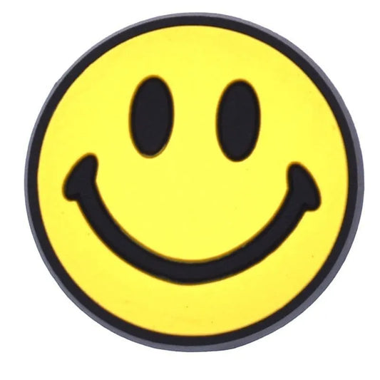 Smiley Big Smile Yellow Emoji Shoe Charm