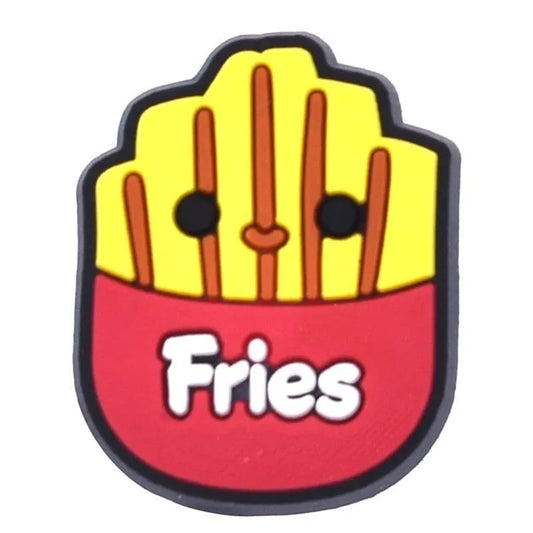 Fries Face Fruit Squishmallow Shoe Charm