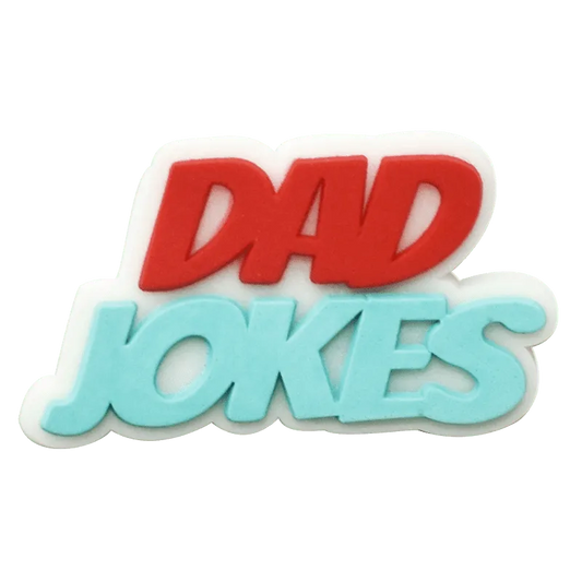 Dad Jokes Sign Logo Shoe Charm