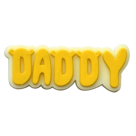 Daddy Yellow Badge Sign Logo Shoe Charm