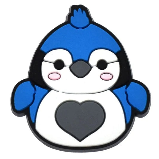 Blue Penquin Squishmallow Shoe Charm