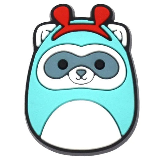 Red Horns Squishmallow Shoe Charm