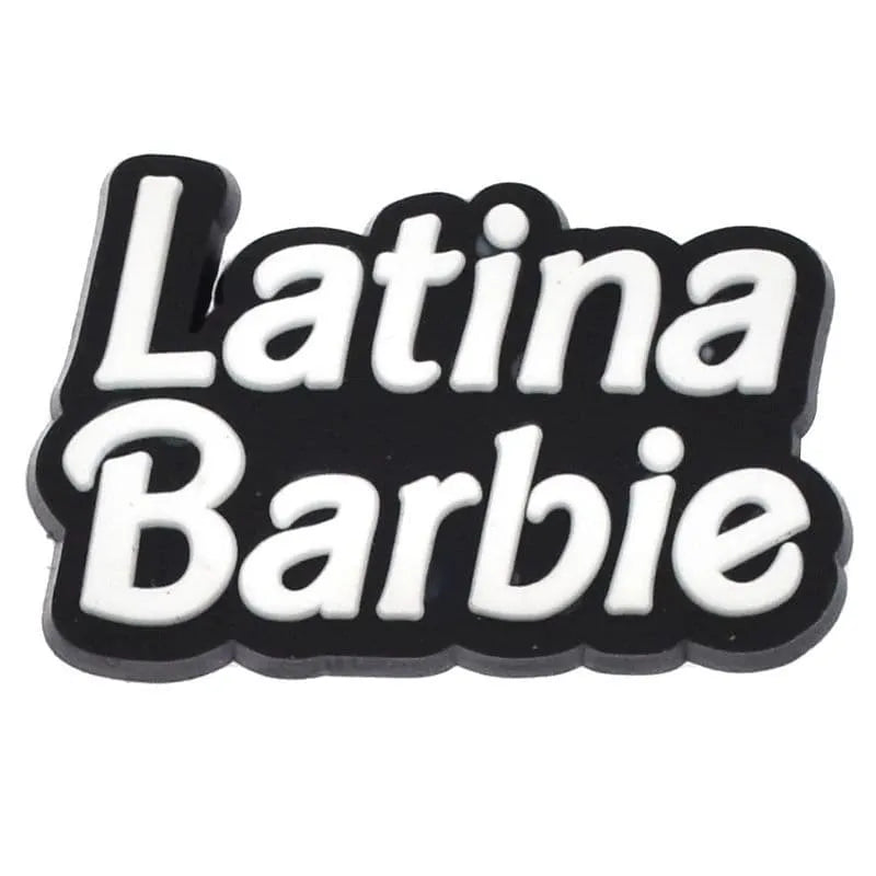 Latina Barbie Sign Logo Black Teresa Barbie Shoe Charm