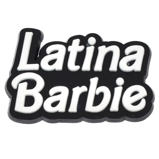 Latina Barbie Sign Logo Black Teresa Barbie Shoe Charm