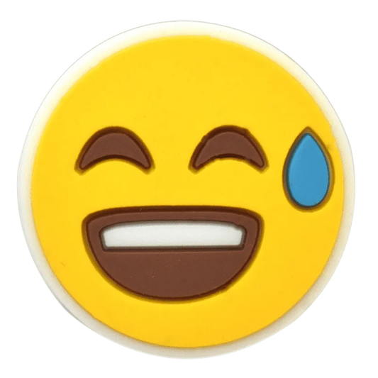 Smiley Sweat Drop Laugh Yellowemoji Shoe Charm