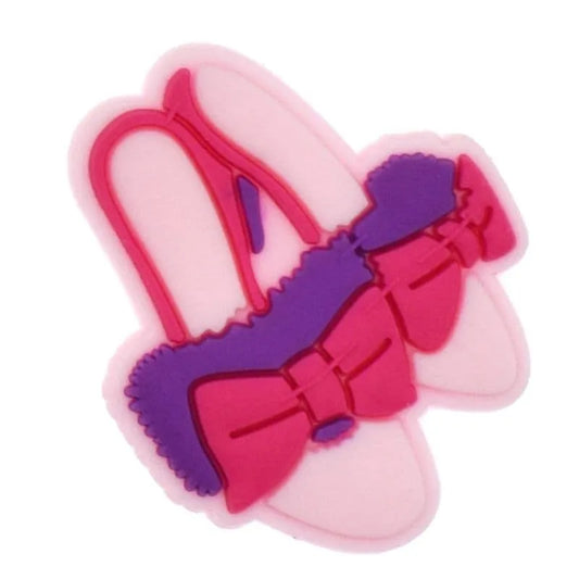 Pink Bow Shoes Barbie Shoe Charm