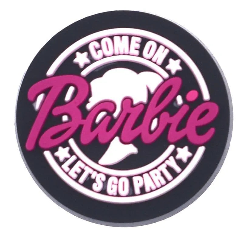 Come On, Lets Go Party Barbie Shoe Charm
