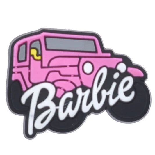 Pink Jeep Barbie Shoe Charm