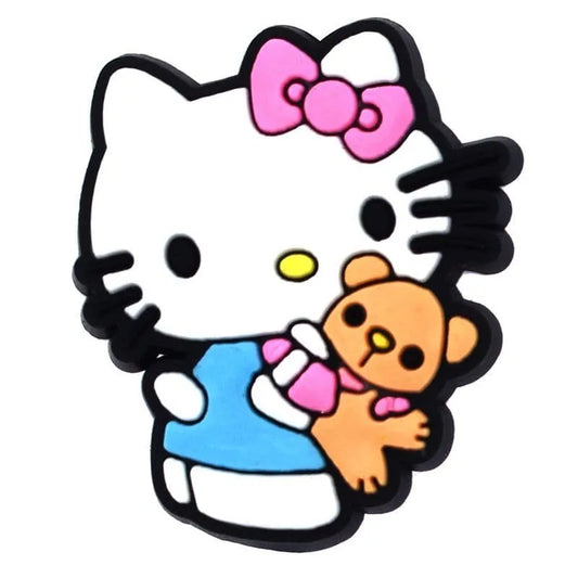 Kitty Teddy Bear Miss Kitty Shoe Charm