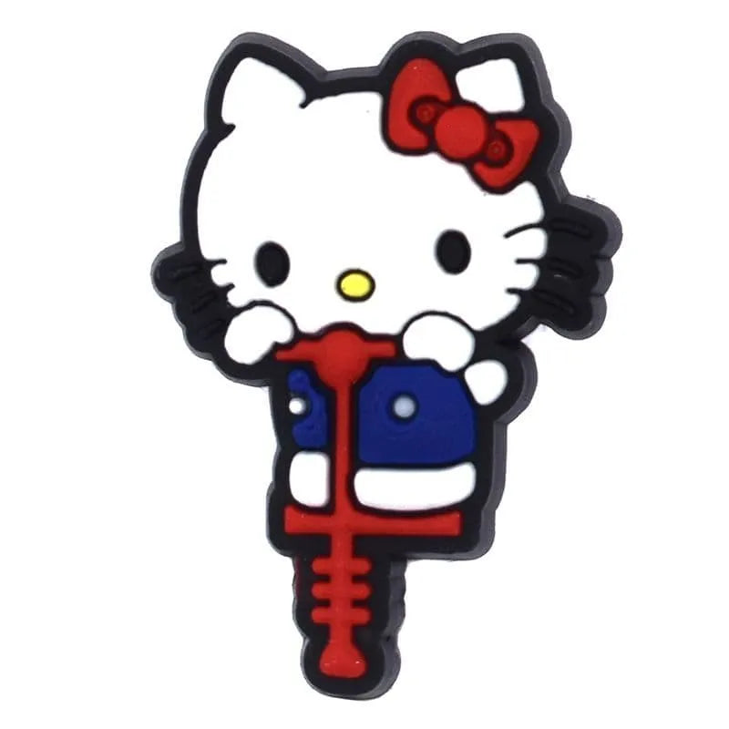 Kitty On A Pogo Stick Miss Kitty Shoe Charm