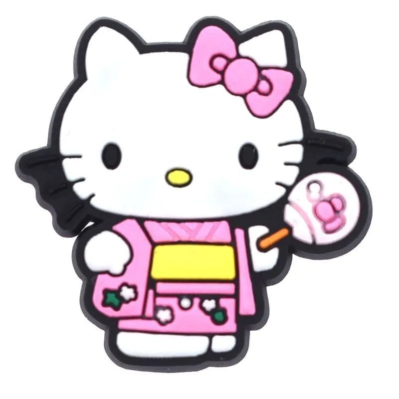 Kitty Pink Dress Miss Kitty Shoe Charm