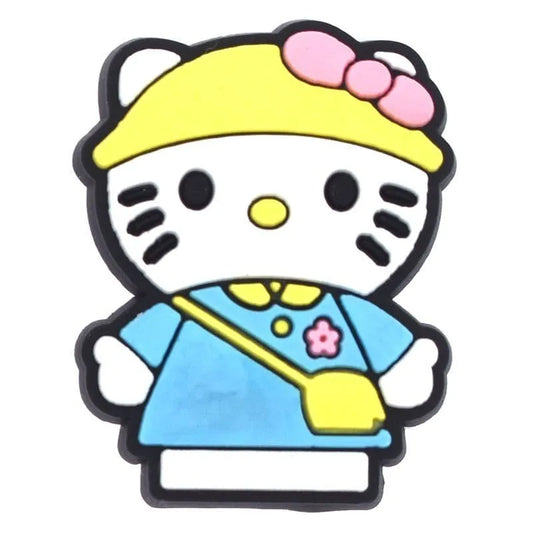 Kitty Blue Coat Miss Kitty Shoe Charm