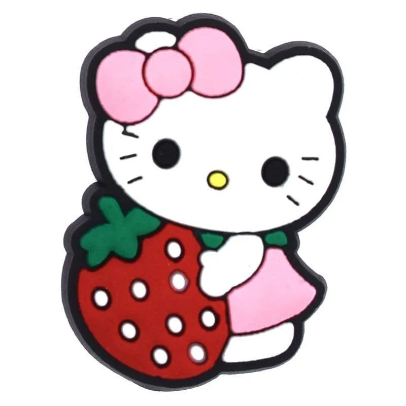 Kitty Strawberry Miss Kitty Shoe Charm