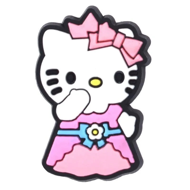 Oh Kitty Pink Dressmiss Kitty Shoe Charm