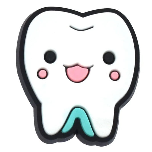 Sad Molar Tooth At The Dentist Shoe Charm