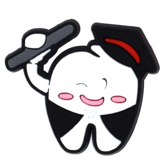 Gone To School Tooth At The Dentist Shoe Charm