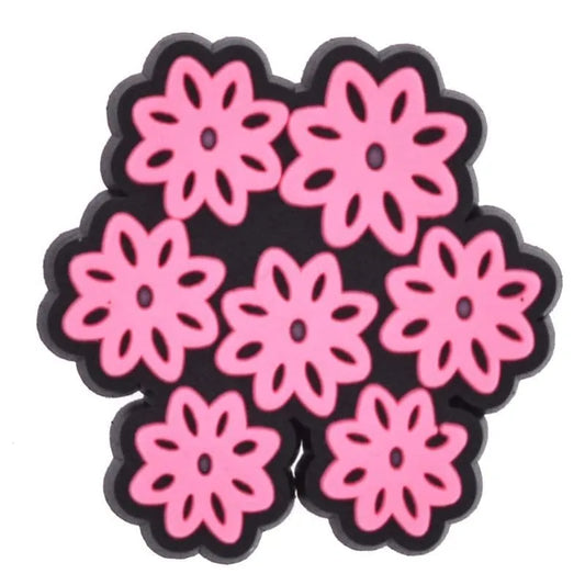 Flower Bouquet Pink Charm Shoe Charm