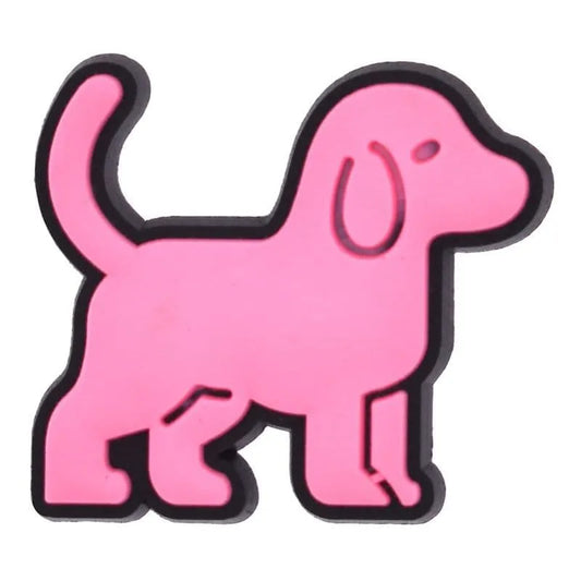 Puppy Dog Pink Charm Shoe Charm