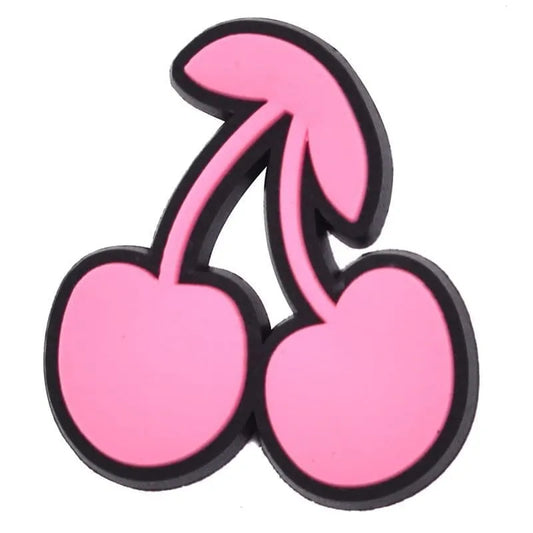 Cherries Pink Charm Shoe Charm