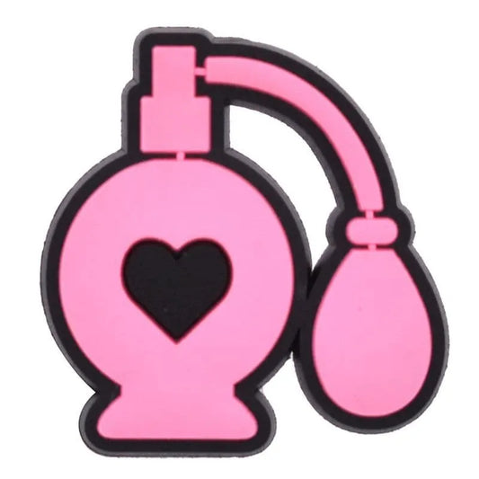 Perfume Spray Bottle Pink Charm Shoe Charm