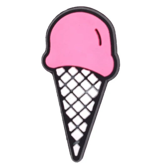 Sugar Cone Ice Cream Shoe Charm