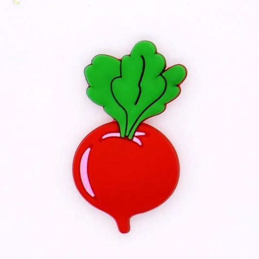 Radish Shoe Charm