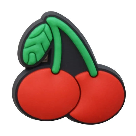 Cherries Red Shoe Charm