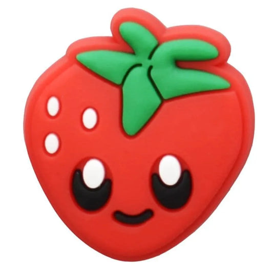 Emoji Strawberry Shoe Charm