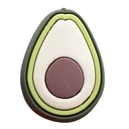 Half Avocado shoe charm
