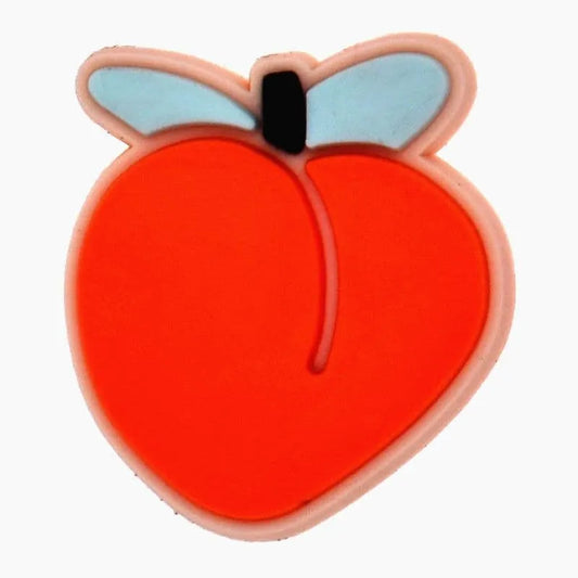 Peach Fruit Shoe Charm