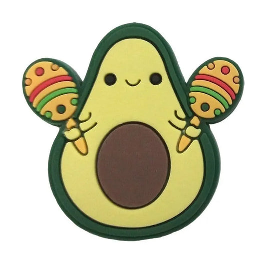 Mexican Avocado Shoe Charm