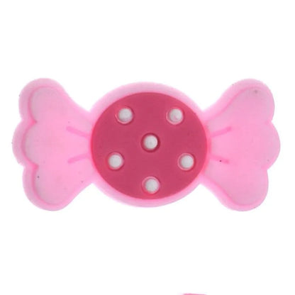 Sweet Candy Dark Pink Shoe Charm