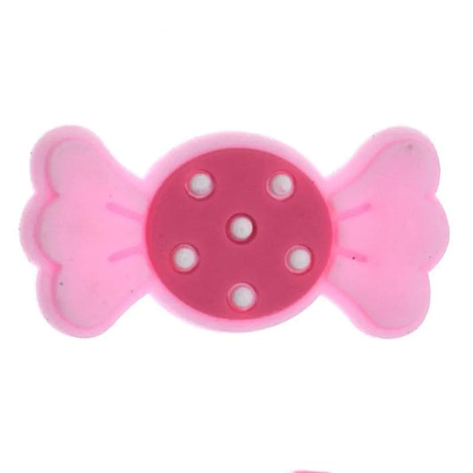 Sweet Candy Dark Pink Shoe Charm