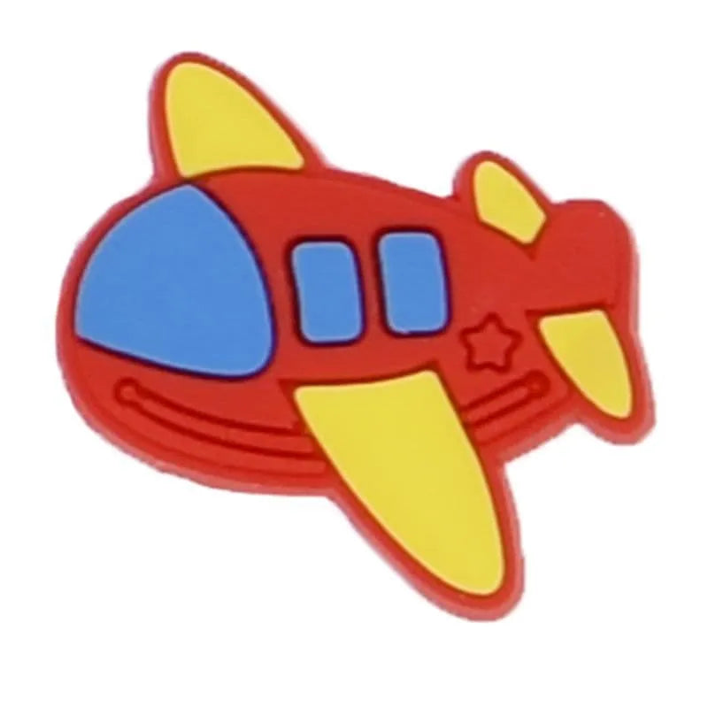 Cartoon Aircraft Shoe Charm