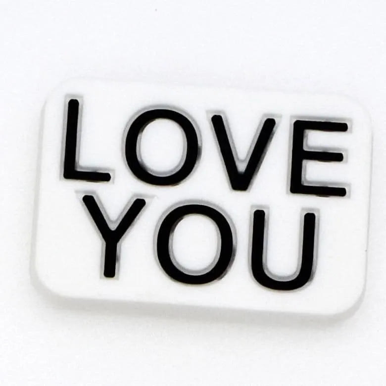 Love You Sign Shoe Charm