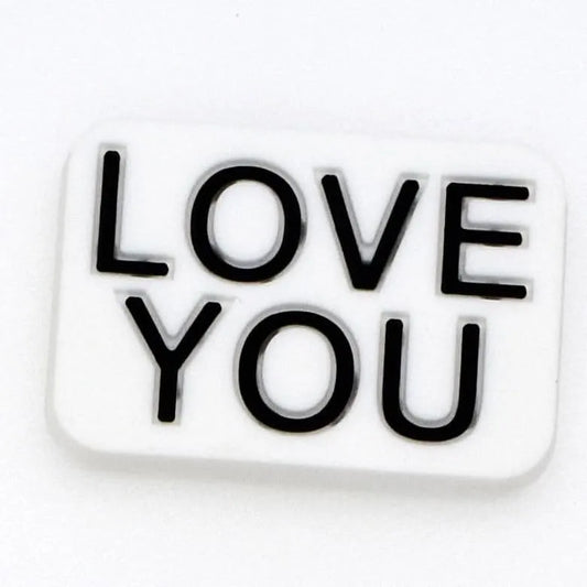 Love You Sign Shoe Charm
