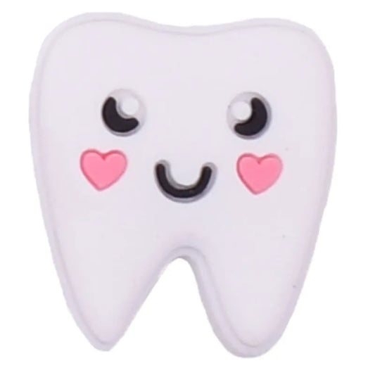 Smiling Tooth Shoe Charm