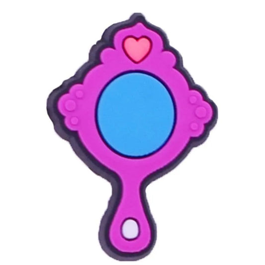 Fancy Hand Mirror Shoe Charm