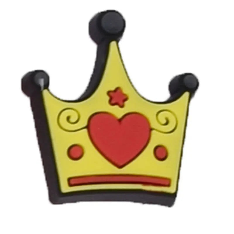 Crown Of Hearts Shoe Charm