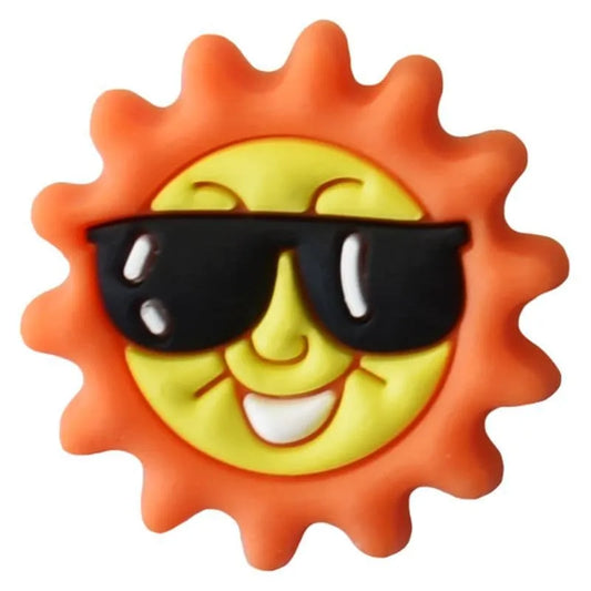 Sunglass Sunshine Shoe Charm