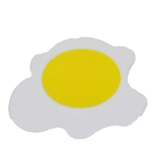 Fried Egg Logo Shoe Charm