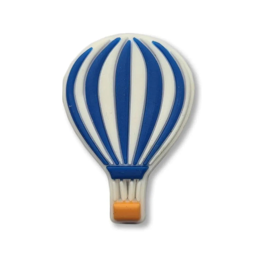 Hot Air Ballon Blue Shoe Charm